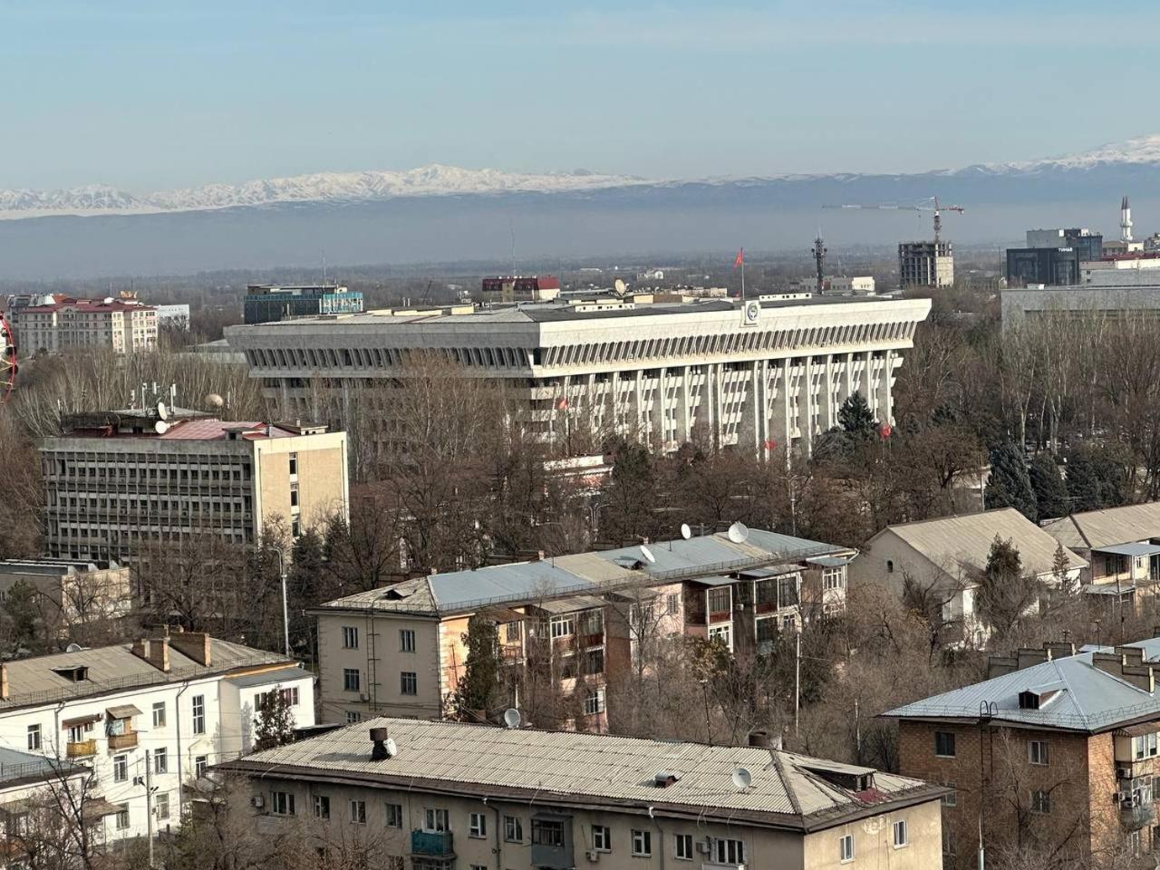 Apartment With City View On Sydykova St. 123 Bischkek Exterior foto